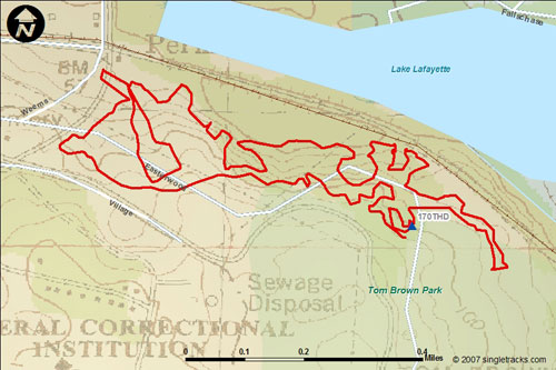 Mountain bike trail